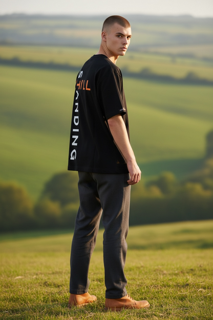 Resilience Oversized Box Fit T-Shirt (Black)
