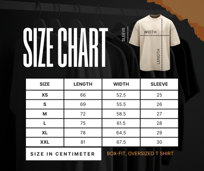 Resilience Oversized Box Fit T-Shirt (Black)
