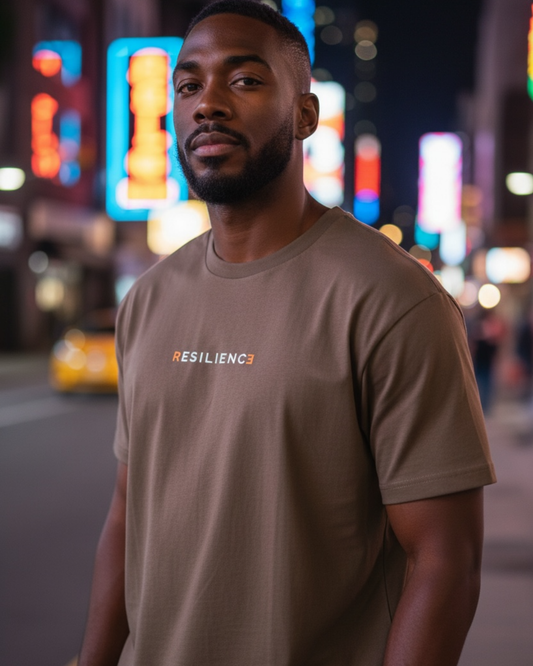 Resilience Oversized Box Fit T-Shirt (Olive)